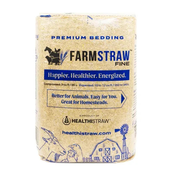 FarmStraw 3cf Fine Animal Bedding Wheat Straw - Image 2