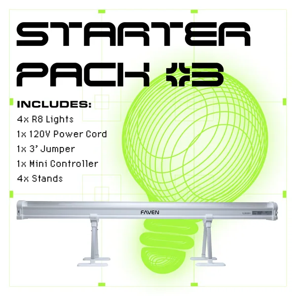 Under Canopy Starter Pack for LED 4x8W