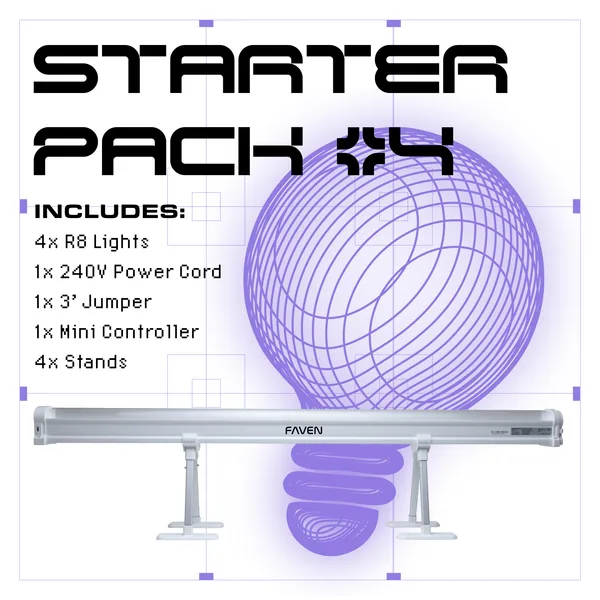 Under Canopy Starter Pack for LED 4x8 240v 120W
