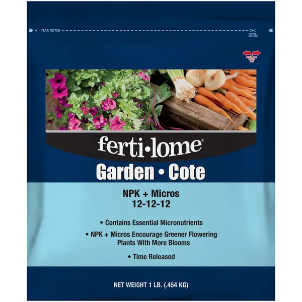 Fertilome 1 lb Garden Cote 12-12-12 Plant Food
