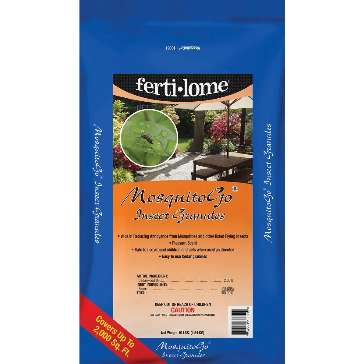 Fertilome 10 lbs MosquitoGo Insect Granules - Image 2