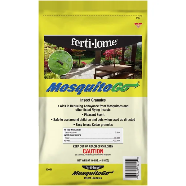 Fertilome 10 lbs MosquitoGo Insect Granules