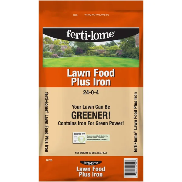Fertilome 20 lbs Lawn Food Plus Iron 24-0-4