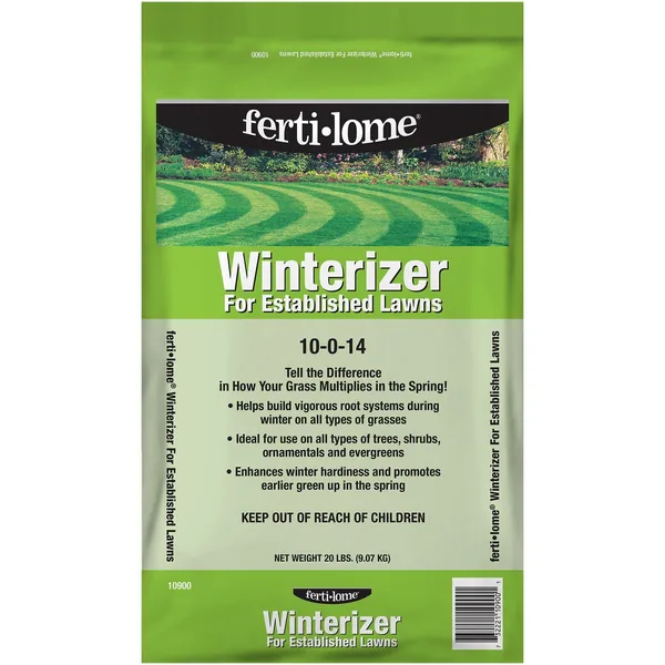 Fertilome 20 lbs Winterizer Established Lawn 10-0-14