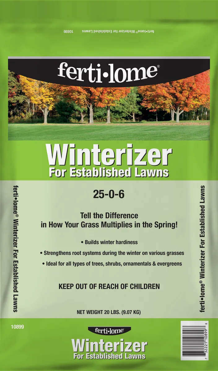 Fertilome 20 lbs Winterizer Established Lawn 25-0-6 - Image 2