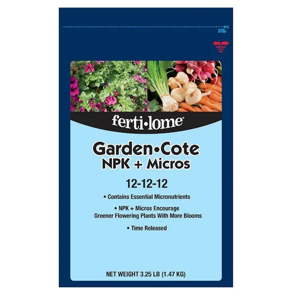 Fertilome 3.25 lbs Garden Cote 12-12-12 Plant Food - Image 2