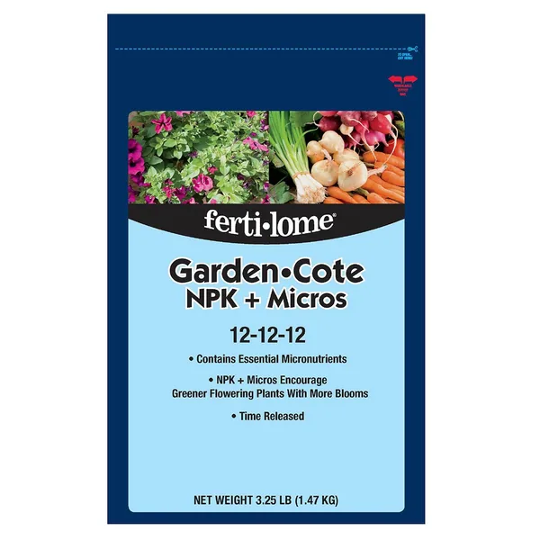 Fertilome 3.25 lbs Garden Cote 12-12-12 Plant Food