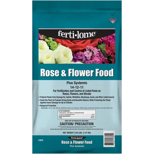Fertilome 3.25 lbs Rose & Flower Food Plus Systemic 14-12-11
