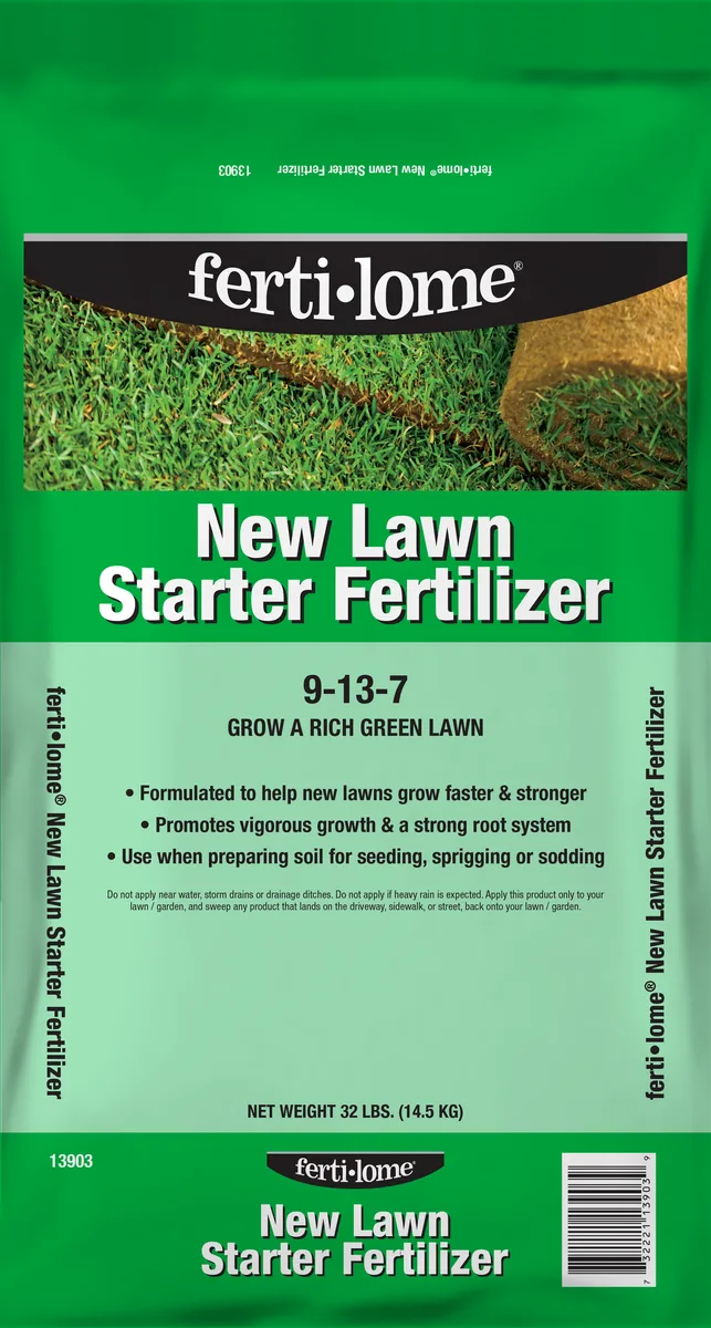 Fertilome 32 lbs New Lawn Starter 9-13-7 - Image 2