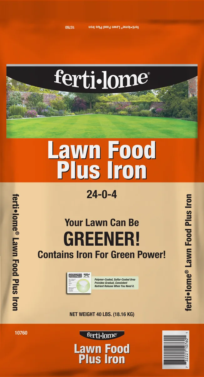 Fertilome 40 lbs Lawn Food Plus Iron 24-0-4 - Image 2