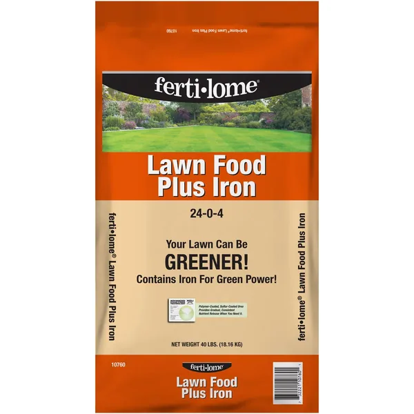Fertilome 40 lbs Lawn Food Plus Iron 24-0-4