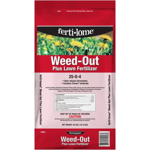 Fertilome 40 lbs Weed Out + Lawn Fertilizer 25-0-4