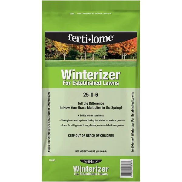 Fertilome 40 lbs Winterizer Establish Lawns 25-0-6