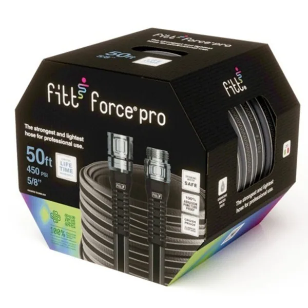 FITT 5/8"x50' Force Pro Lightweight & Compact Hose