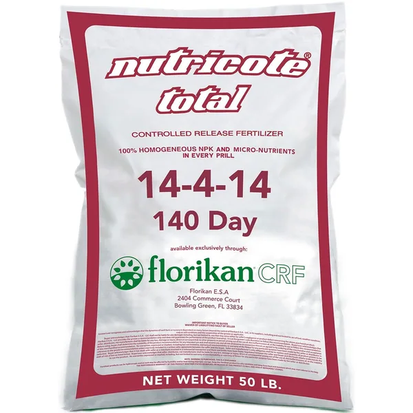 Florikan 14-4-14 140 Day Nutricote Total 50Lb