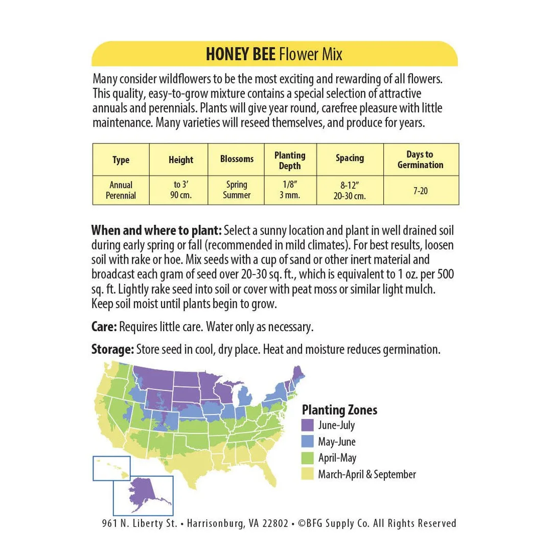 Flower Mix, Honey Bee 1 Gram - Image 2