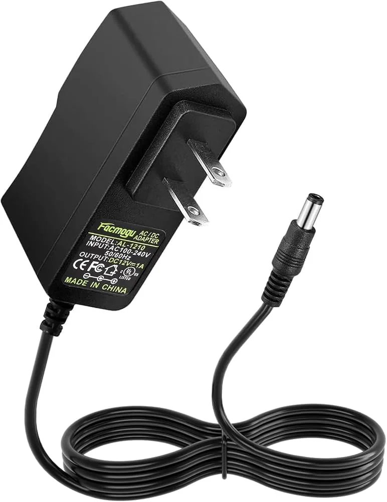 Fluence FLU AC/DC Wall Adapter, 120V AC/ 12V DC, 1A 12W - Image 2