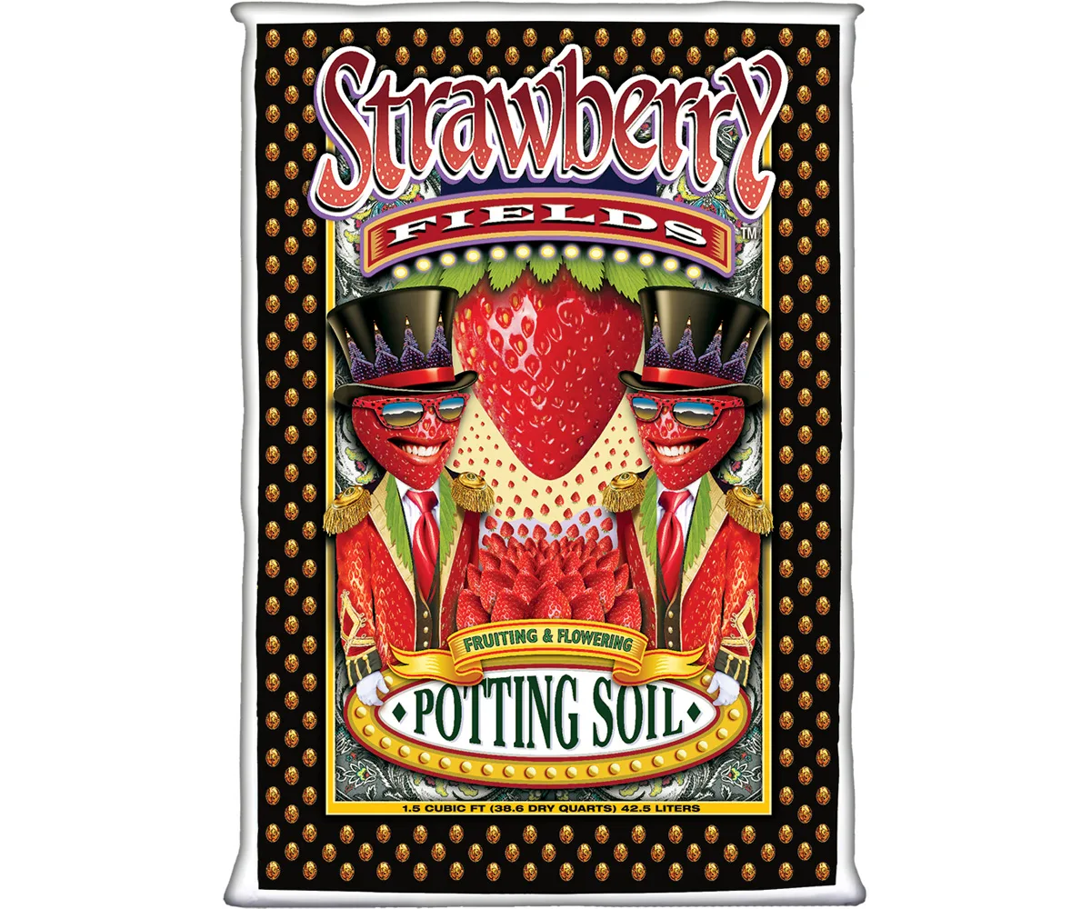 Fox Farms 1.5 cuft Strawberry Fields Fruiting & Flowering Potting Soil - Image 2