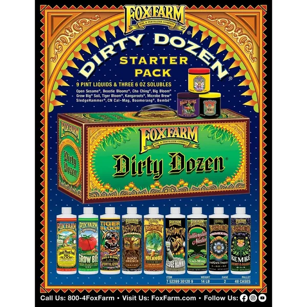 Fox Farms Dirty Dozen Starter Pack