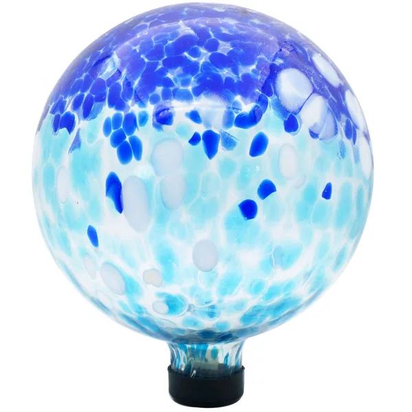 Gardener Select 10" Blue Gradient Glass Garden Globe
