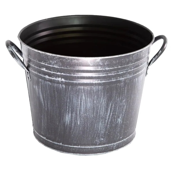 Gardener Select 11.8" Bucket Planter Antique Black 11.8"x9.5"x9.6"