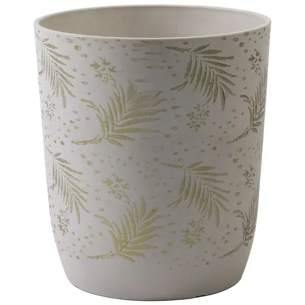 Gardener Select 11.8"x12.5" Mixed Stone White Planter - Image 2