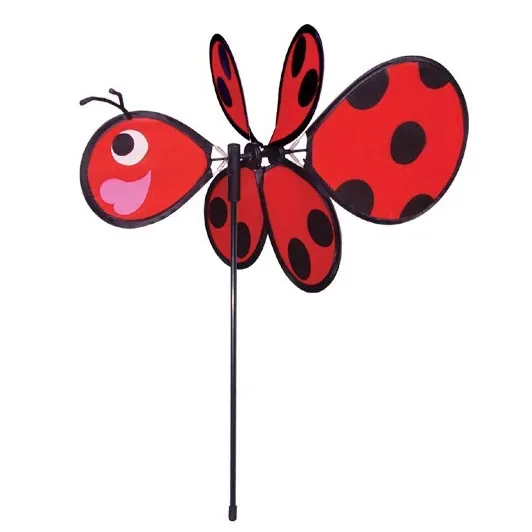 Gardener Select 11.81x22 Happy Bug Pinwheel Ladybug - Image 2