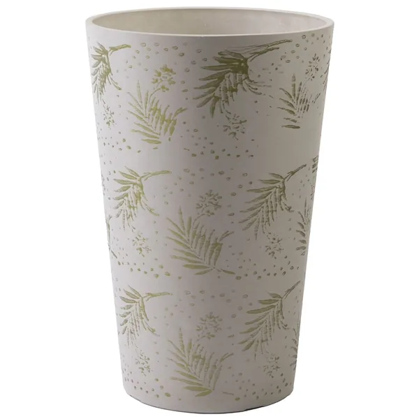 Gardener Select 12.2"x18.1" Mixed Stone White Planter