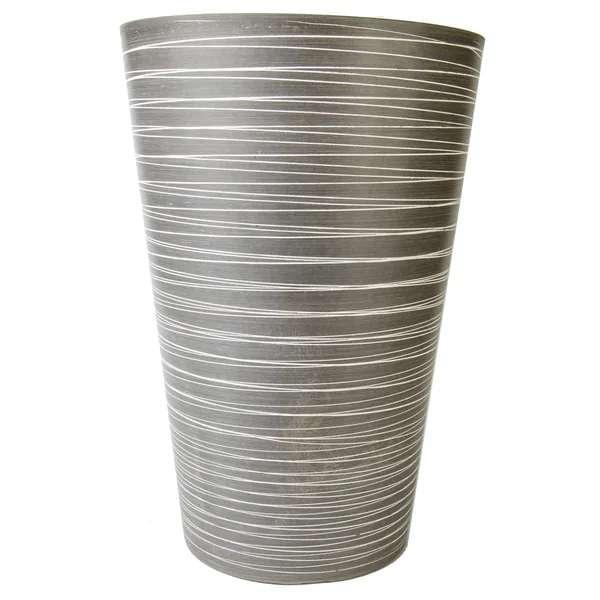 Gardener Select 12" Tall Round Planter Light Grey