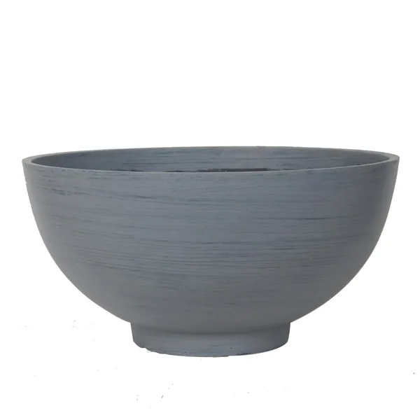 Gardener Select 13" Bowl Brick Blk/Grey Planter