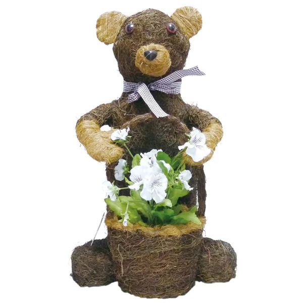 Gardener Select 14" Large Brushwood Bear Topiary - No UPS or FedEx! — Case of 10