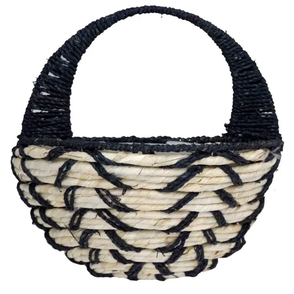 Gardener Select 14" Wall Basket White With Black Handle - 1 Basket