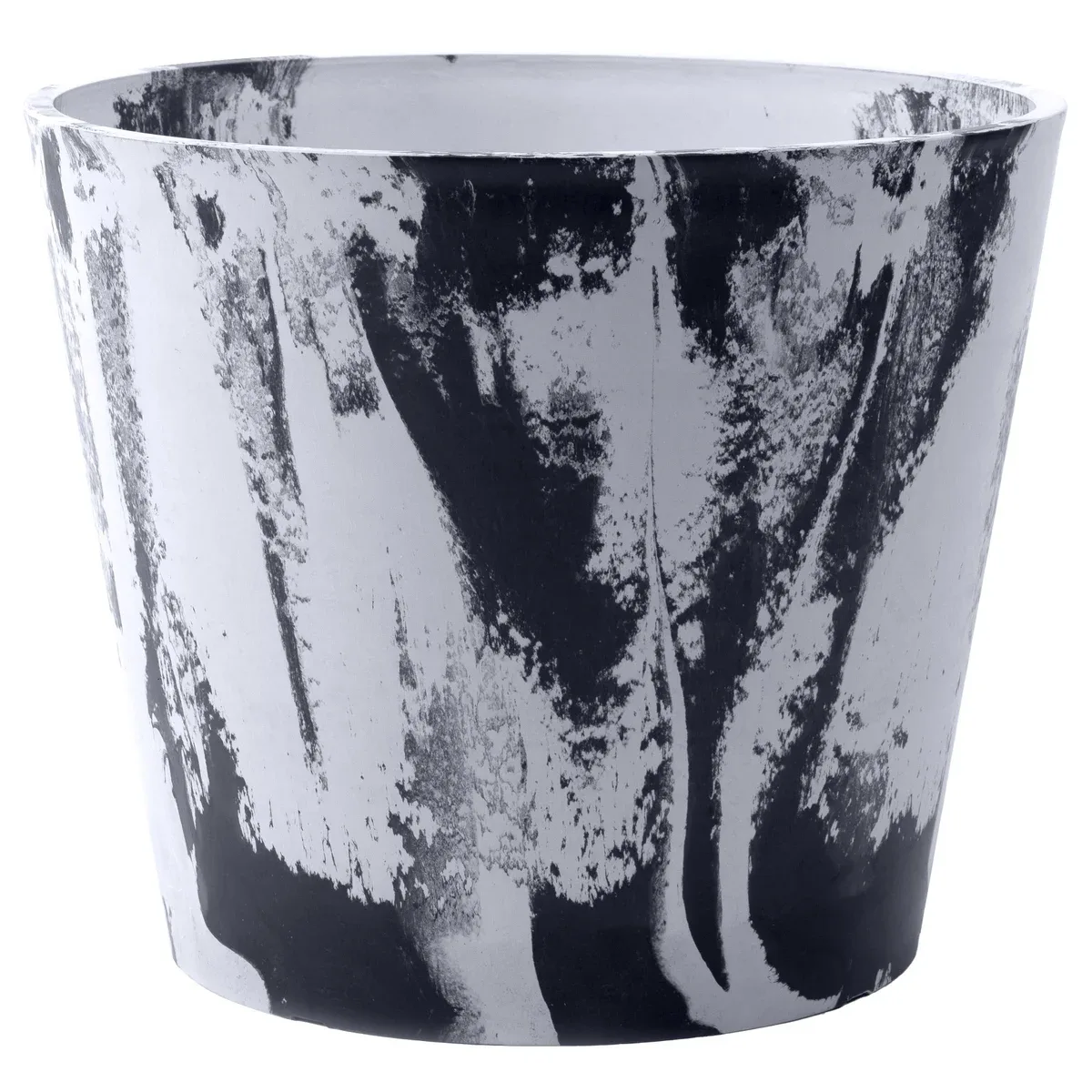 Gardener Select 15.35"x16.5" Mixed Stone Black Planter - Image 2