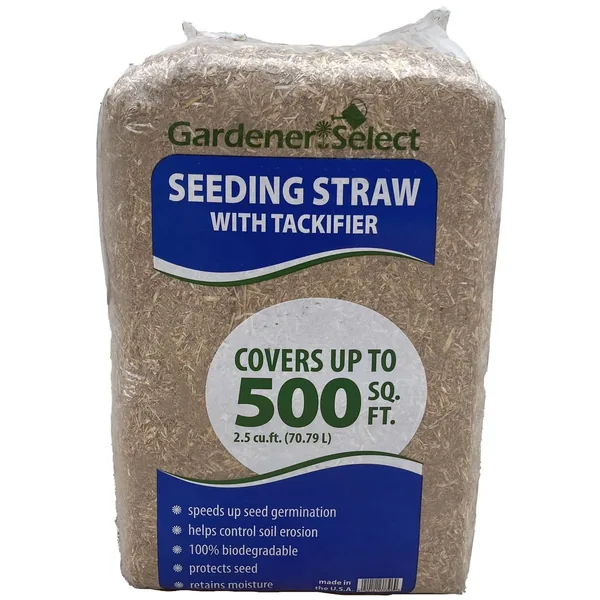 Gardener Select 2.5cf Seeding Straw with Tackifier