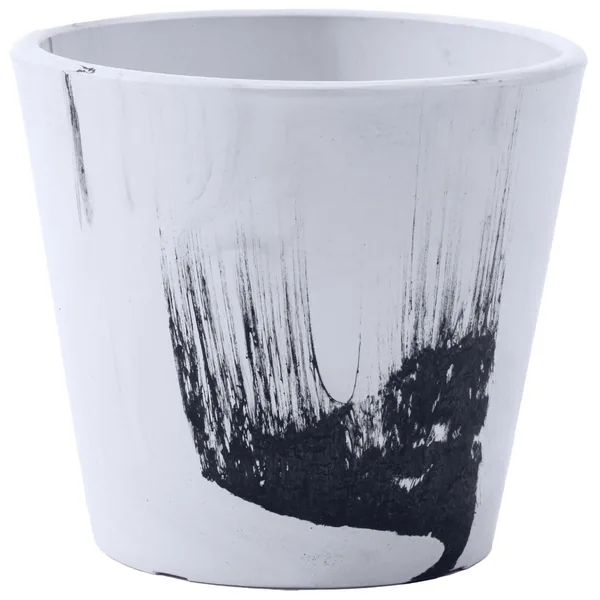 Gardener Select 5.5" Mixed Stone White and Black Planter