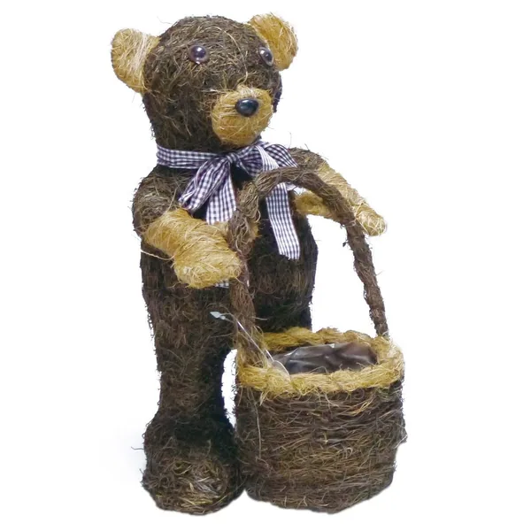 Gardener Select 8" Small Brushwood Bear Topiary — Case of 12
