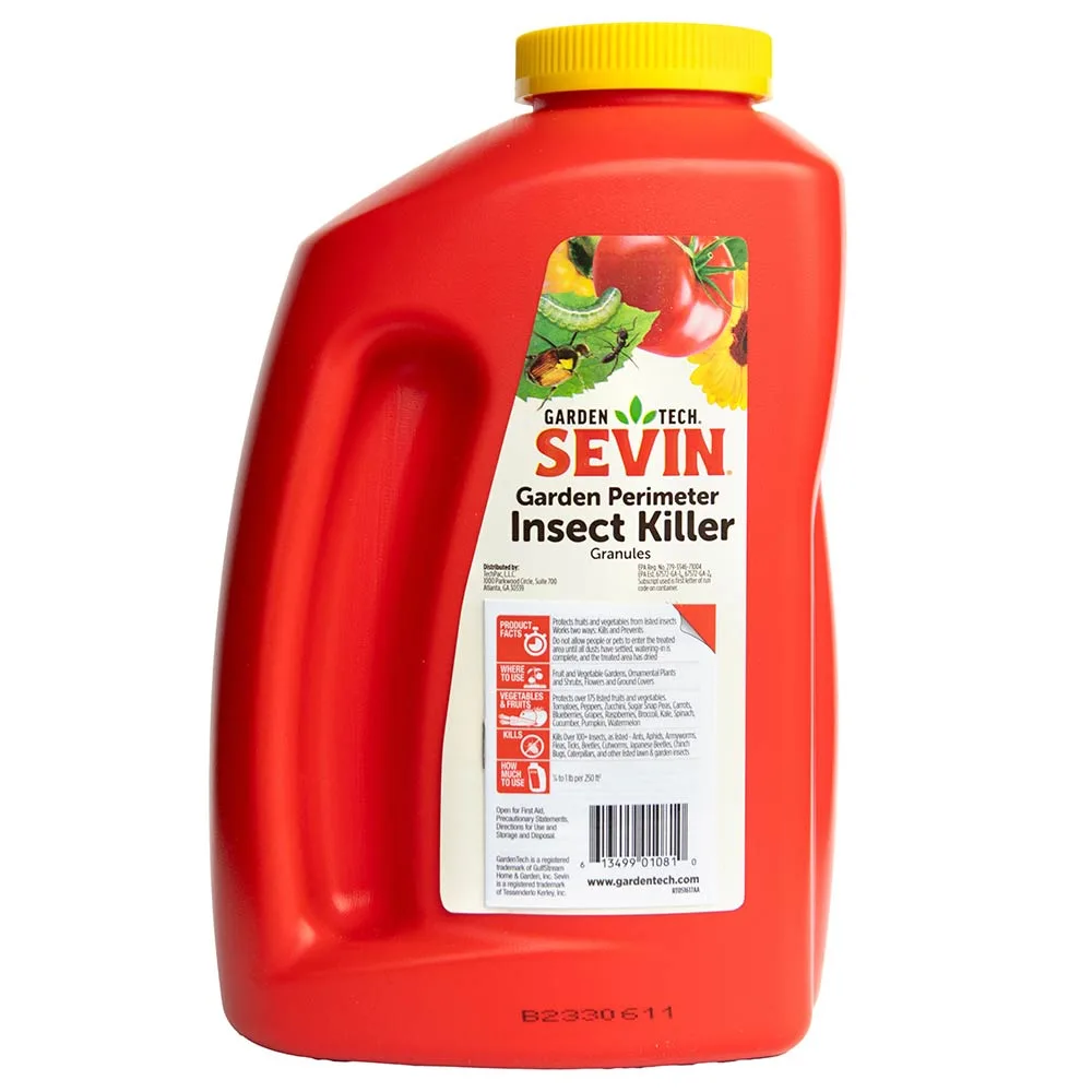 GardenTech 3lb Sevin Garden Perimeter Insect Killer Shaker Can Granules (0.115% bifenthrin) - Image 2