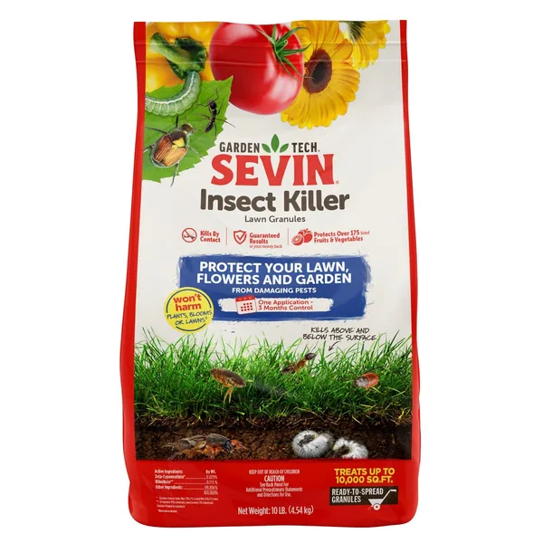 GardenTech Sevin Insect Killer Lawn Zeta-Cypermethrin Granules