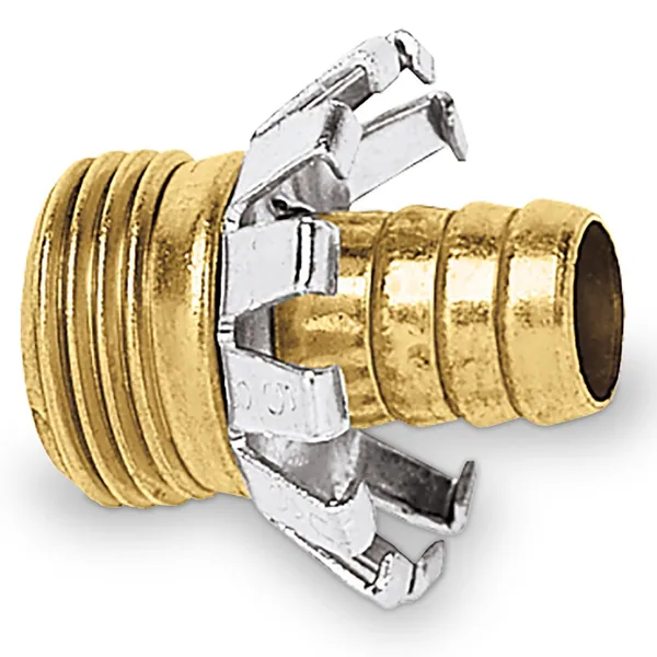 Gilmour Brass Coupling Male Coupling, 5/8"