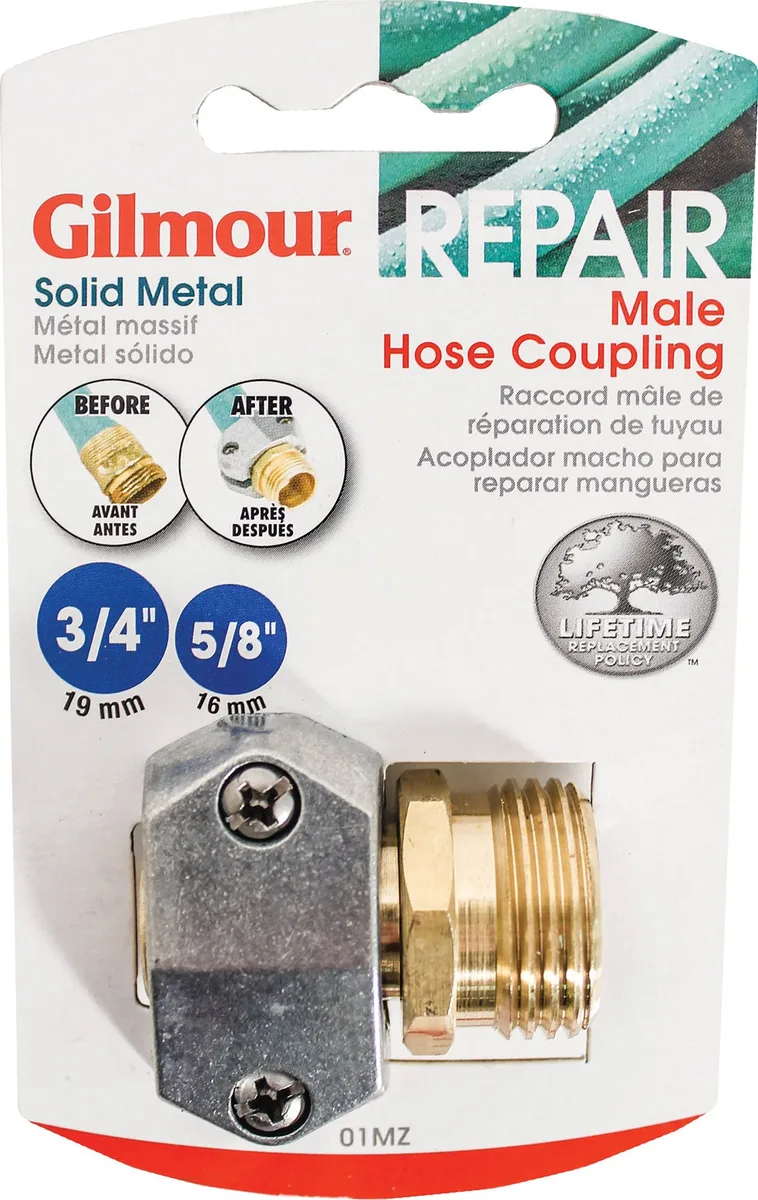 Gilmour Coupling MD 5/8" to 3/4" Brass Male - Image 2