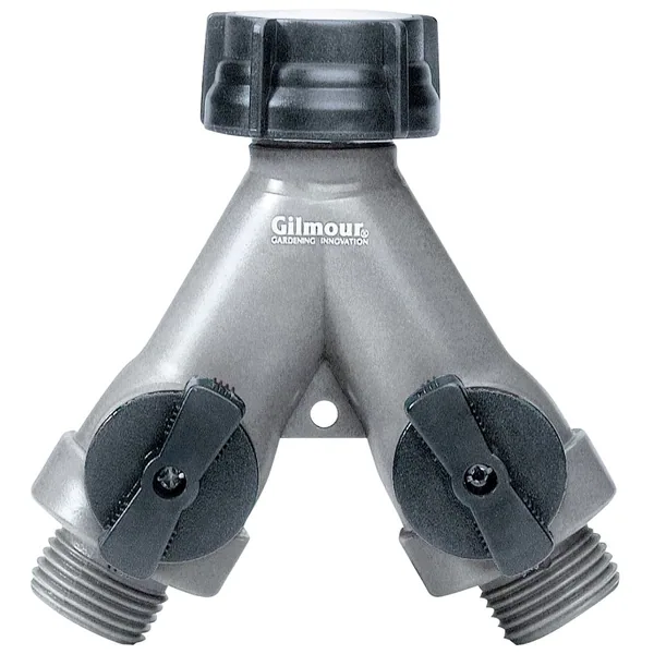 Gilmour Full Flow Dual Poly Shut Off w Nut