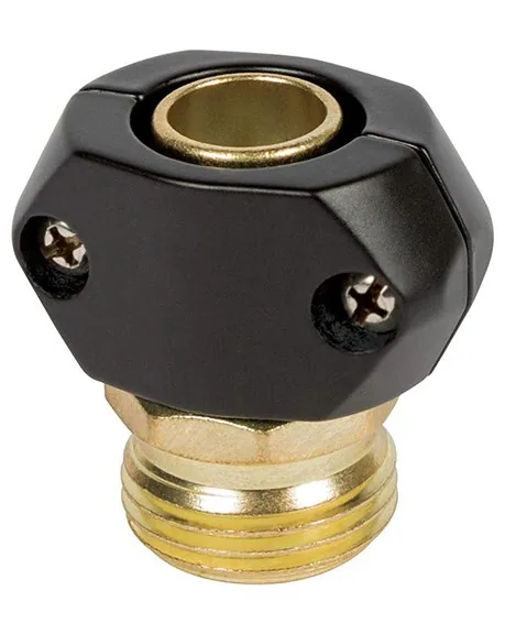 Gilmour Heavy Duty 5/8" Brass Male Clamp Coupling