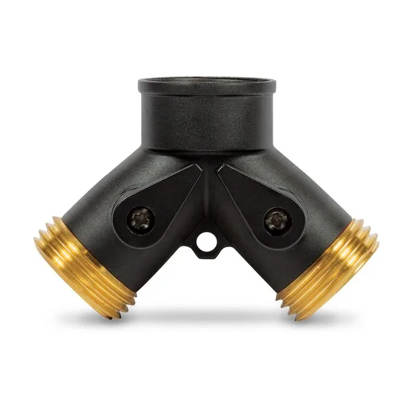Gilmour Heavy Duty Brass Dual Shut-Off Valve - Image 2