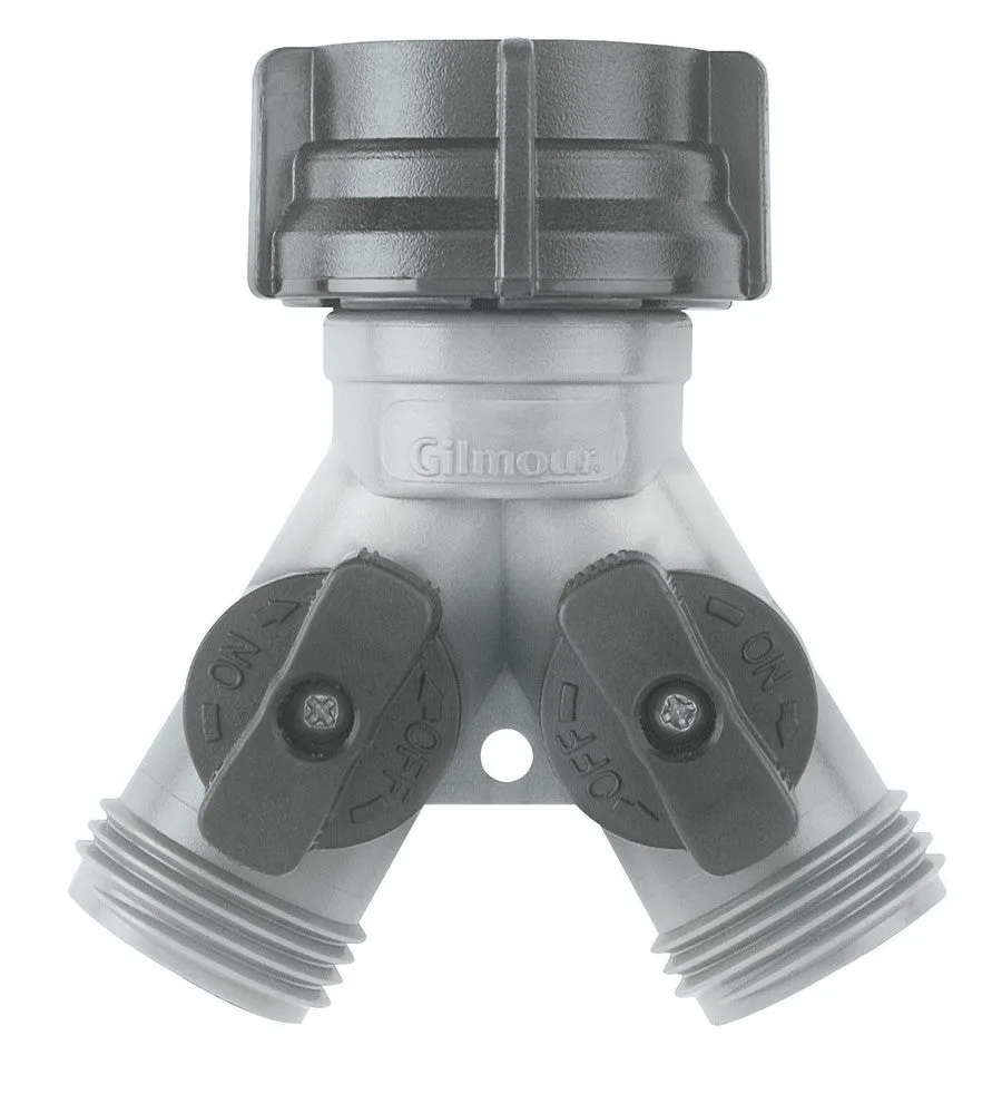 Gilmour Poly Dual Y w Shut-off Valves - Image 2