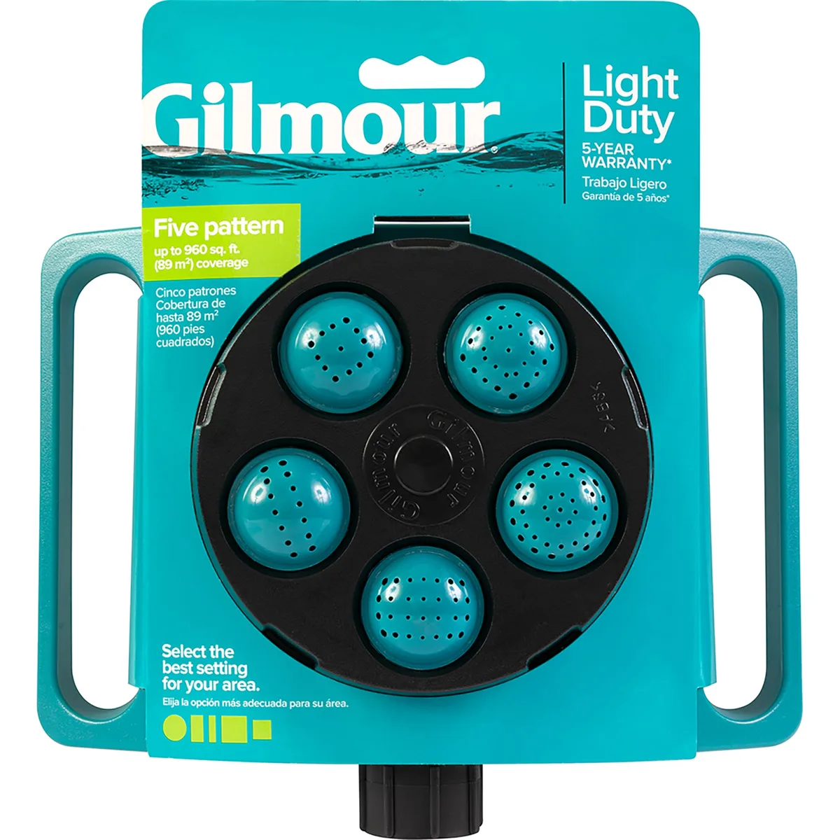 Gilmour Station Sprinkl 5 Preset Patt Plast Base - Image 2
