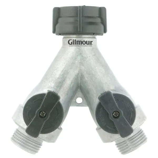 Gilmour Zinc Dual Y w Shut Off Valves - Image 2