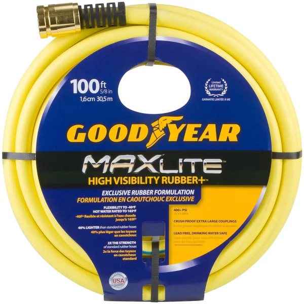 Goodyear 5/8"x100' Hi Vis Yellow Hose