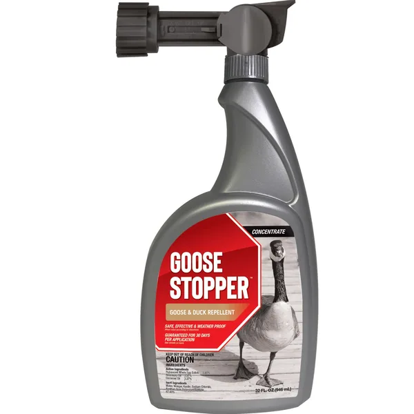 Goose Stopper 32oz Repellent Hose End Liquid Concentrate Ready to Spray