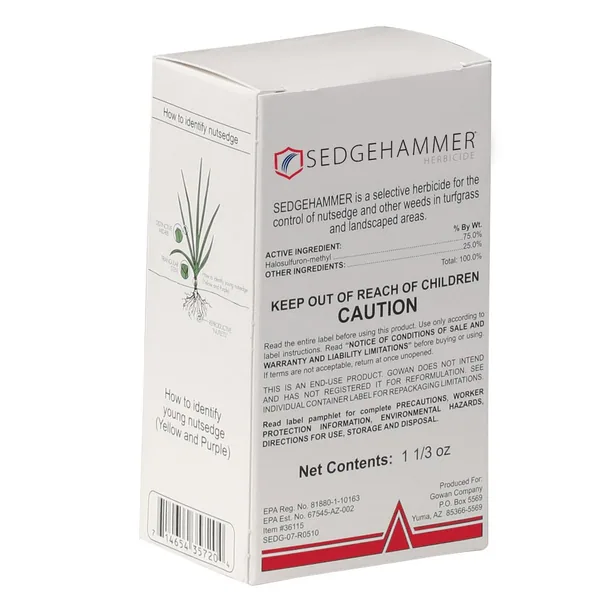 Gowan SedgeHammer 1.33oz ( halosulfuron-methyl ) — Case of 10