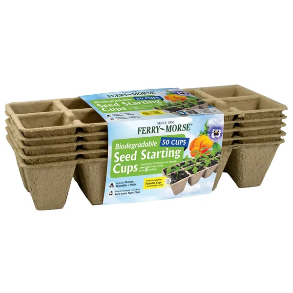 Ferry-Morse 5pk 1.75" Square Strip Of 10 Pots